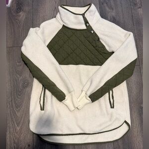 Abercrombie & Fitch Quilted Fleece Jacket